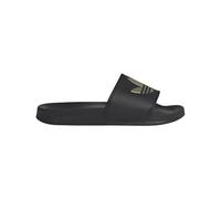 adidas Damen Adilette Lite Slide Sandal, Core Black/Core Black/Matte Gold, 43 1/3 EU