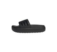 adidas Damen Adilette Platform Slides, Core Black / Core Black / Core Black, 44.5 EU