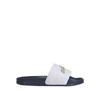 adidas Damen ADILETTE SHOWER, Cloud White / Gold Metallic / Navy, 37 EU