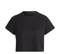 adidas Damen Aeroready Train Essentials 3 Bar Logo Crop Tee T-Shirt (Short Sleeve)