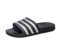adidas Damen Adilette Aqua Slides Sandal, Core Black/Silver Met./Silver Met., 40.5 EU