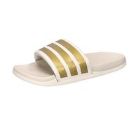 adidas Damen ADILETTE COMFORT 2.0 SLIDES, off white/gold met./chalk white, 38 EU
