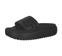 adidas Damen Adilette Platform Slides, Core Black/Core Black/Core Black, 43 EU