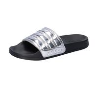 adidas Damen Badeschlappen ADILETTE SHOWER JQ9282 42 Core Black/Silver Met./Silver
