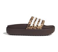 adidas Damen Adilette Platform Slides, Shadow Brown/Cloud White/Magic Beige, 43 EU