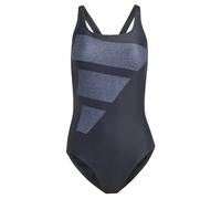 Badeanzug ADIDAS PERFORMANCE "BIG BARS GRAPHIC" Gr. 44, N-Gr, lila (black, silver violet, white) Damen Badeanzüge Ocean Blue (21713744-44)