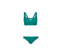 Adidas 3 Stripes V-back Bikini Grün 36 Frau