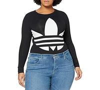 Adidas Damen Body LRG LOGO BODY, Schwarz (black/White), 34