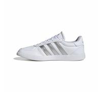Adidas Damen BREAKNET Sleek Shoes, FTWR White/Silver met./FTWR White, 41 1/3 EU