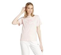 Adidas Damen CAMO Graphic Tee, Sandy pink, XXS