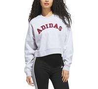 Sweatshirt ADIDAS SPORTSWEAR "CHENILLE LOGO GRAFIK", Damen, Gr. M, grau (light grau heather), Sweatshirts Sweatshirt (25835544-M) light grau heather