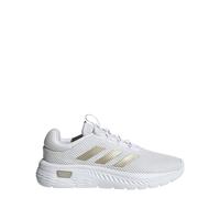 Adidas Damen Cloudfoam Comfy Elastic Lace Sneaker, Weiß/Champagner Metallic/Schwarz, 42 2/3 EU
