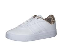 adidas Damen Court Platform Shoes, Cloud White / Gold Metallic, 40 2/3 EU