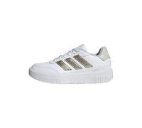 Adidas Damen COURTBLOCK Shoes, FTWR White/Cyber met./Orbit Grey, 40 2/3 EU