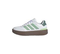 Adidas Damen COURTBLOCK Shoes, FTWR White/semi Court Green/semi Green Spark, 39 1/3 EU
