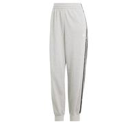 adidas Damen Essentials 3-Stripes Animal-Print 7/8 Pants Hose, Medium Grey Heather, S