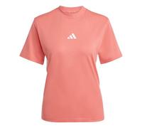 T-Shirt ADIDAS SPORTSWEAR "W 3S SJ T", Damen, Gr. M, weiß (semi turbo, weiß), Obermaterial: 100% Baumwolle, normal, Rundhals, Shirts T-Shirt (64029807-M) semi turbo, weiß