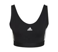 ADIDAS Damen Shirt Essentials Removable Pads 3-Streifen BLACK/WHITE S (4064055451565)