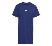adidas Damen Essentials 3-Stripes Dress, Dark Blue/White, XS