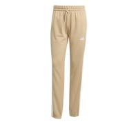 Adidas Damen Essentials 3-Stripes French Terry Cuffed Pants, warm Sandstone/White, XS