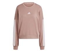 adidas Damen Essentials 3-Stripes French Terry Sweatshirt, warm Clay/White, L
