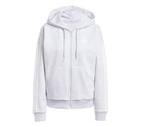 ADIDAS Damen Kapuzensweat Essentials 3-Streifen Full-Zip Fleece (IN6179) XS LGREYH/WHITE