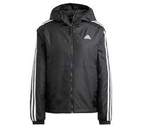 adidas Damen Essentials 3-Stripes Insulated Hooded Jacket Jacke, Black, XS