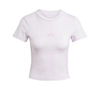 Adidas Damen Essentials 3 Stripes Slim Baby T-Shirt, Ice Lavender/Bliss Lilac, S