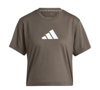 adidas Damen Essentials Big Logo Performance Training T-Shirt Sport Lifestyle, Shaoli, XS