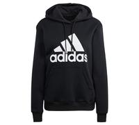 Adidas Damen Essentials Big Logo Regular Fleece Hoodie, Black/White, M
