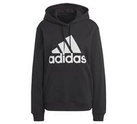 adidas Damen Essentials Big Logo Regular French Terry Hoodie, Black/White, XS