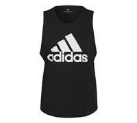 adidas Damen Essentials Big Logo Tank Top, Black/White, XXL Short