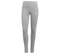 ADIDAS Damen Tight ESSENTIALS HIGH-WAISTED LOGO MGREYH/WHITE S (4064044699510)