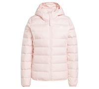 adidas Damen Essentials Light Down Hooded Jacket, sandy pink, S