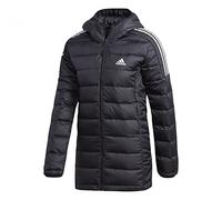 adidas Damen Essentials Light Down Hooded Parka, Black, M