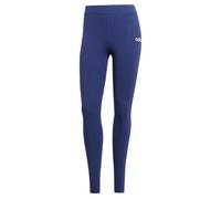 adidas Damen Essentials LINEAR Cotton Leggings, Dark Blue/White, XS