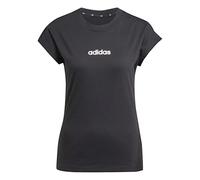 Adidas T-Shirt Essentials LINEAR Cotton – Damen – Schwarz/Weiß – XS