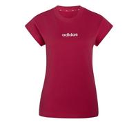 adidas Damen Essentials Linear Cotton Shirt, Power pink/White, XXL