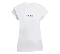 adidas Essentials Linear Damen T-Shirt weiß/schwarz - XXL