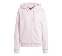 Adidas Kapuzensweatshirt W LIN FT FZ HD Essentials Linear French Terry Damen S Clear Pink/Weiß