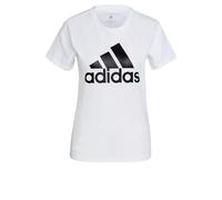 adidas Damen Essentials Logo Tee, White / Black, XL