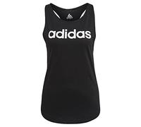 adidas Damen Essentials Loose Logo Tank Top, Black / White, M