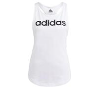 adidas Damen Essentials Loose Logo Tank Top, White / Black, M