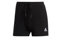 Adidas Damen-Shorts Essentials Slim 3-Streifen GM5523 M Schwarz/Weiß