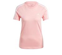LOUNGEWEAR Essentials Slim 3-Streifen T-Shirt Semi Pink Spark / White XS