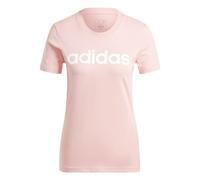 adidas LOUNGEWEAR Essentials Slim Logo T-Shirt Damen IY9190 - semi pink spark S