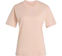 adidas Damen Essentials Small Logo Cotton T-Shirt (Größe L, rosa)