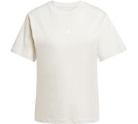 T-Shirt ADIDAS SPORTSWEAR "ESSENTIALS SMALL LOGO COTTON", Damen, Gr. XS, grau (wonder aluminium, weiß), Obermaterial: 100% Baumwolle, normal, Rundhals, Shirts T-Shirt, Basic Design, Rundhalsausschnitt