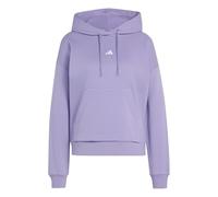 adidas Damen Essentials Small Logo Feel Cozy Hoodie Sweatshirt, Magic Lilac/White, XXL