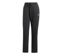 Adidas Damen Essentials SMALL Logo Feel Cozy Open Hem Pant, Black, L